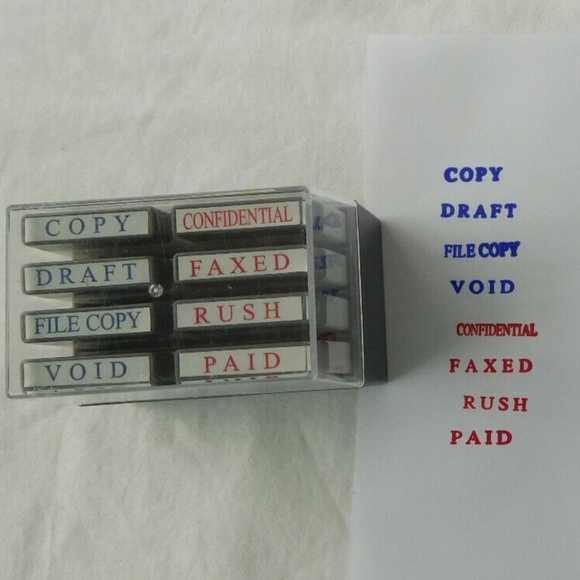 Administrative stamps for office STAMP SET - Picture 2 of 4